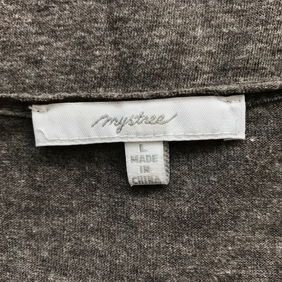 Anthropologie Gray Blouse with Shoulder Detail (Sale🔥) - Picture 4 of 7